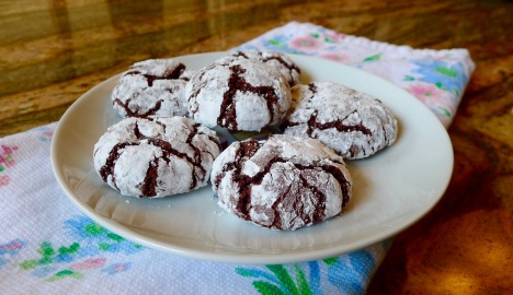 Mom's Rich Cocoa Crinkle Cookies